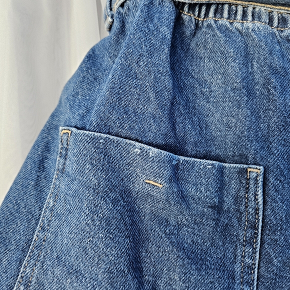 Zara Women’s Denim High Rise Paperbag Shorts Size 4 - Picture 10 of 12